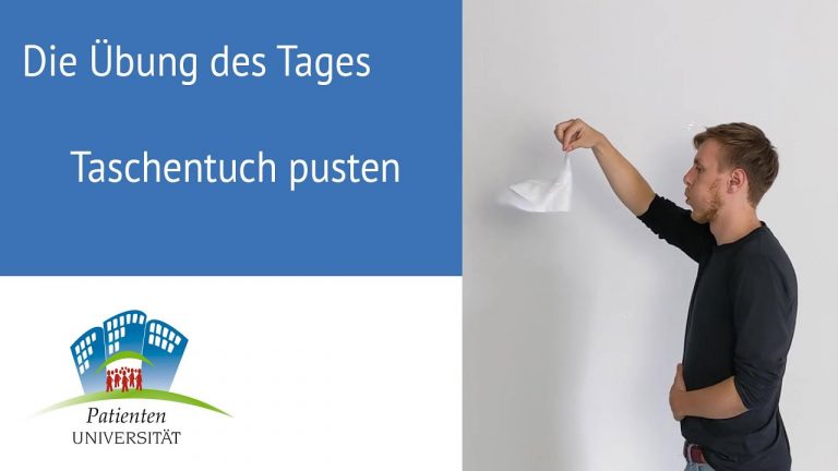Taschentuch pusten