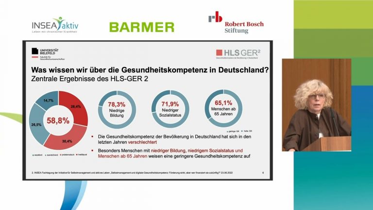 Selbstmanagement braucht Gesundheitskompetenz, aber wie gut ist die Gesundheitskompetenz?