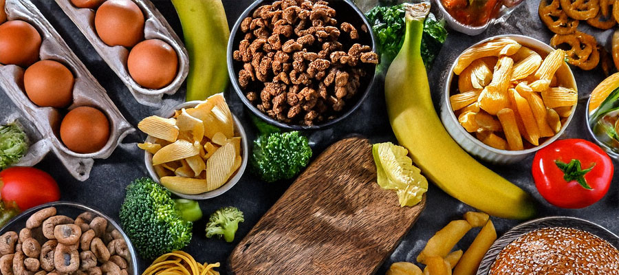 Gesunde und ungesunde Nahrungsmittel